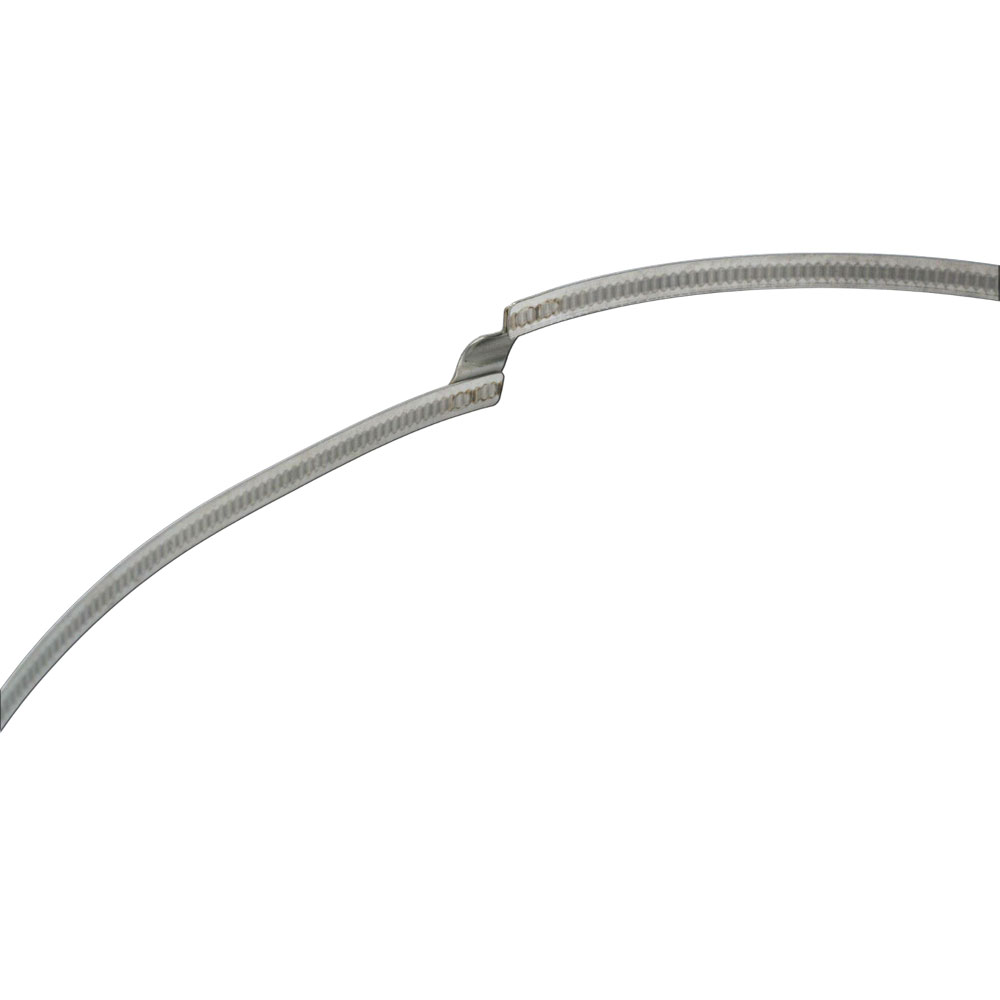 Brückenschelle für Spiralschlauch, Bandbreite 9 mm