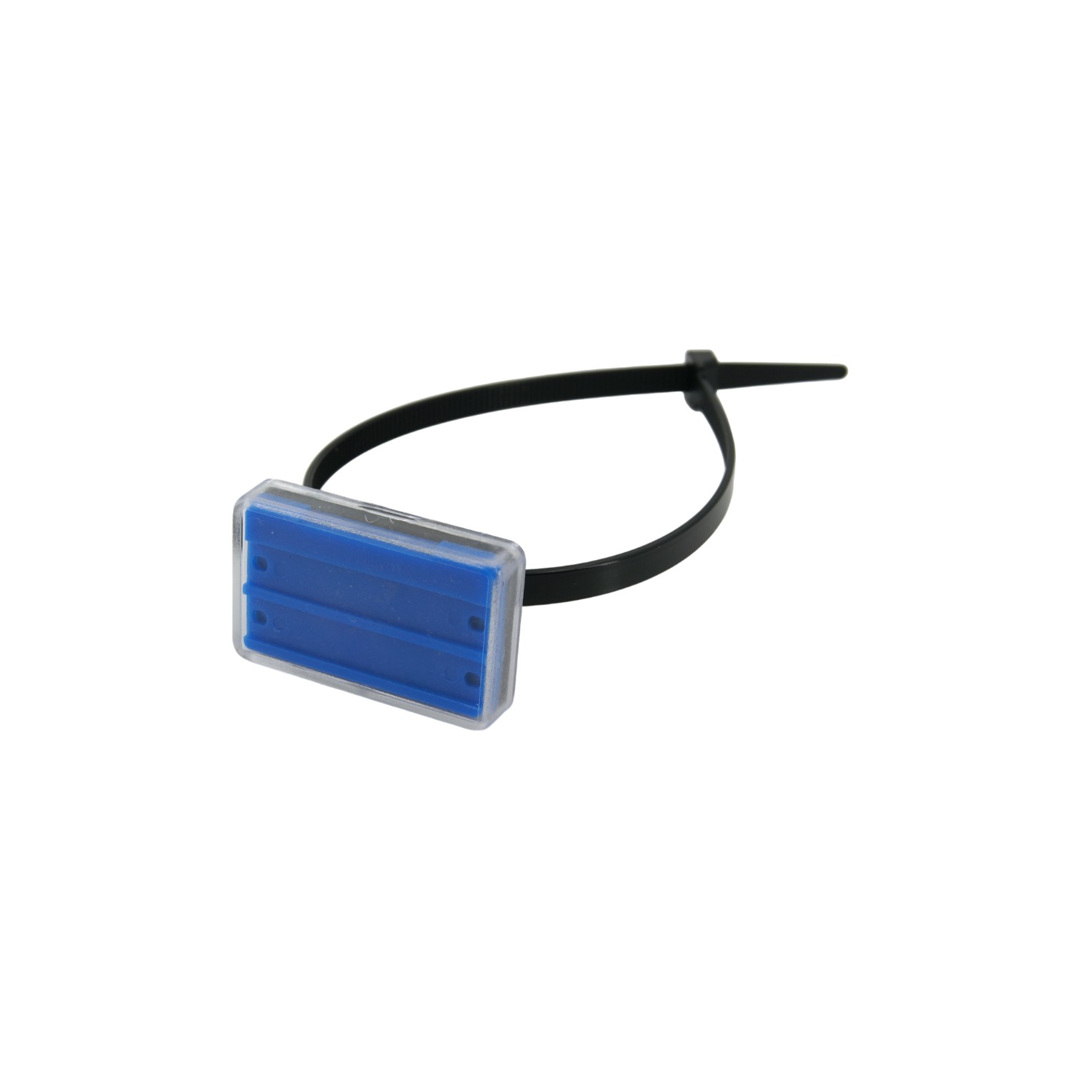 Schilderhalter 55 × 36mm mit Kabelbinder für Rohrbeschilderung / -beschriftung Schilderhalter 55 × 36mm mit Kabelbinder für Rohrbeschilderung / -beschriftung