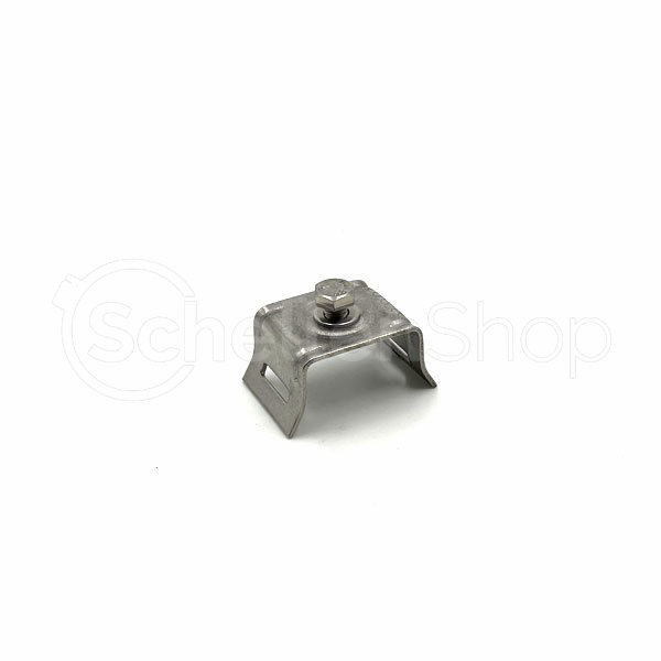 H021 Schilderhalter H021 mit gekröpften Schenkeln Edelstahl V2A | Bandimex