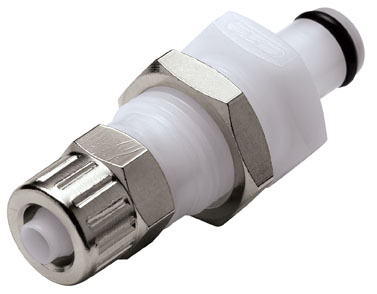 PMC4004cFb4tSZHJZfui PMC4004 - CPC Kupplung Stecker der PMC Serie mit Klemmringverschraubung zur Plattenmontage