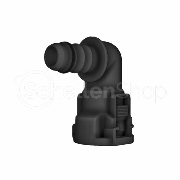 10 mm Schlauchanschluss mit gerade Steckverbindung NW 1/2"