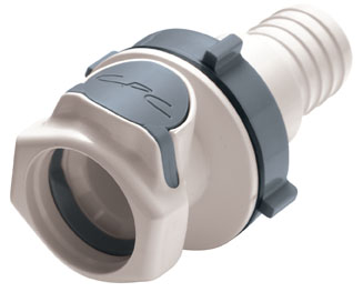 FFC161235 FFC161235 - Lebensmittel Schlauchkupplung mit 19 mm Anschluss, Plattenmontage, ohne Absperrventil, Buna-N (FDA)
