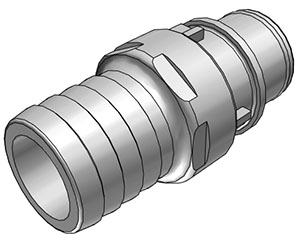 HFC221212 - Stecker 19,0 mm Schlauchanschluss, ohne Absperrventil, EPDM-Dichtung - CAD