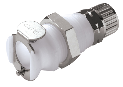 PLC120M10 - CPC Kupplung 10,0 mm AD / 8,0 mm ID Klemmringverschraubung, ohne Absperrventil