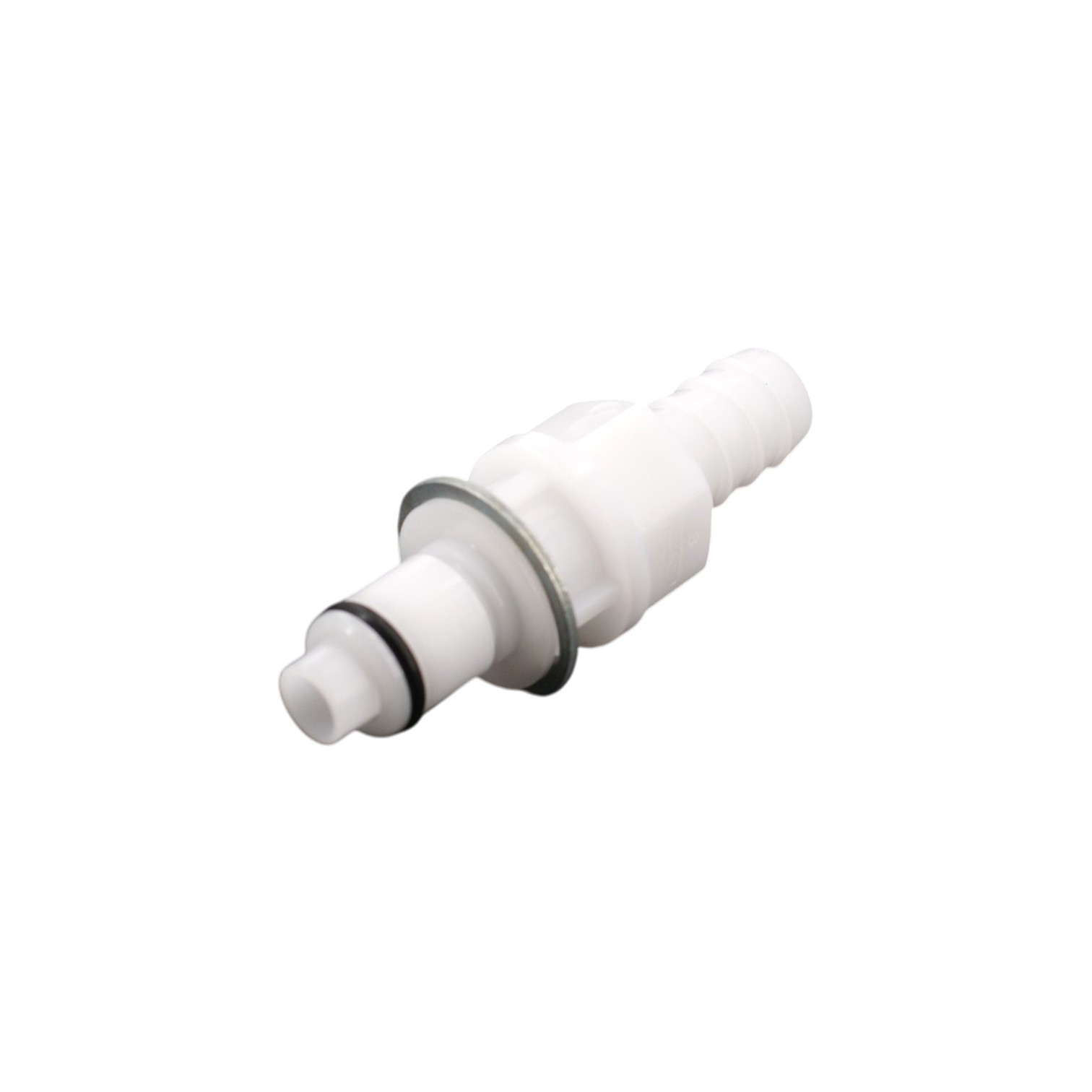 Weißer Stecker Anschluss für Westfalia Camping Außendusche Stecker Anschluss für Westfalia Camping Außendusche, weißer Kunststoff-Schnellkupplungsstecker für Schlauch