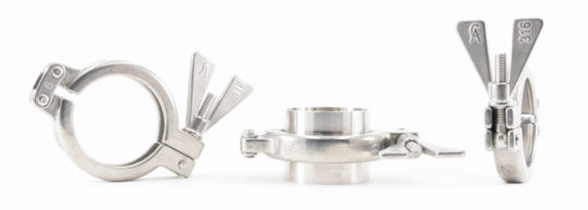 Tri-Clamp Verbindungen nach DIN 32676