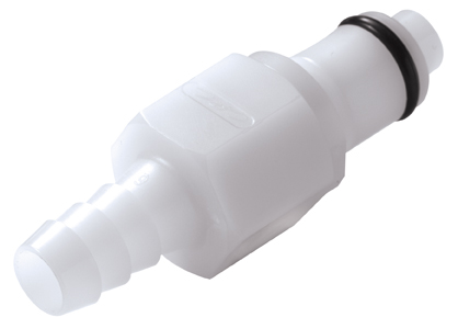PLCD22005 PLCD22005 - CPC Stecker 7,9 mm Schlauchanschluss, mit Absperrventil, Buna-N Dichtung