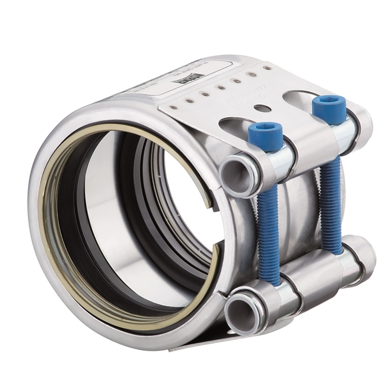 FGR-Plast-Grip-E_Artikelbild NORMACONNECT Edelstahl Rohrkupplung PLAST GRIP E