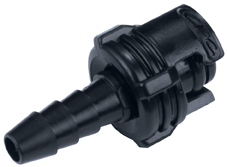SMMM5MBLK SMMM5MBLK - CPC Kupplung Stecker 5,0 mm Schlauchanschluss, ohne Absperrventil, Buna-N Dichtung