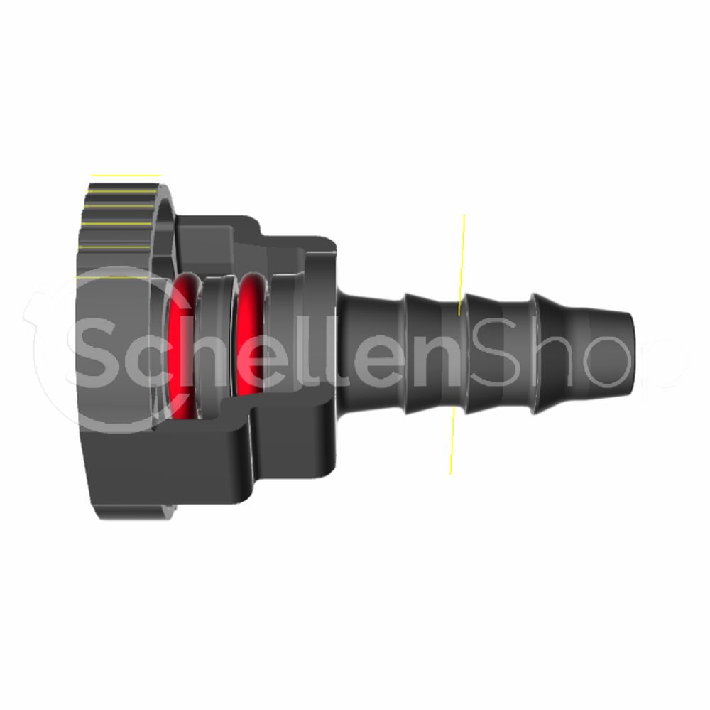7138049006-1 7138049006 | Steckverbindung mit Schlauchanschluss in Nennweite 6 mm