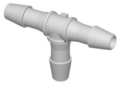 HT3 T-Schlauchverbinder aus Polypropylen für 2,4 mm (3/32 Zoll) Schläuche
