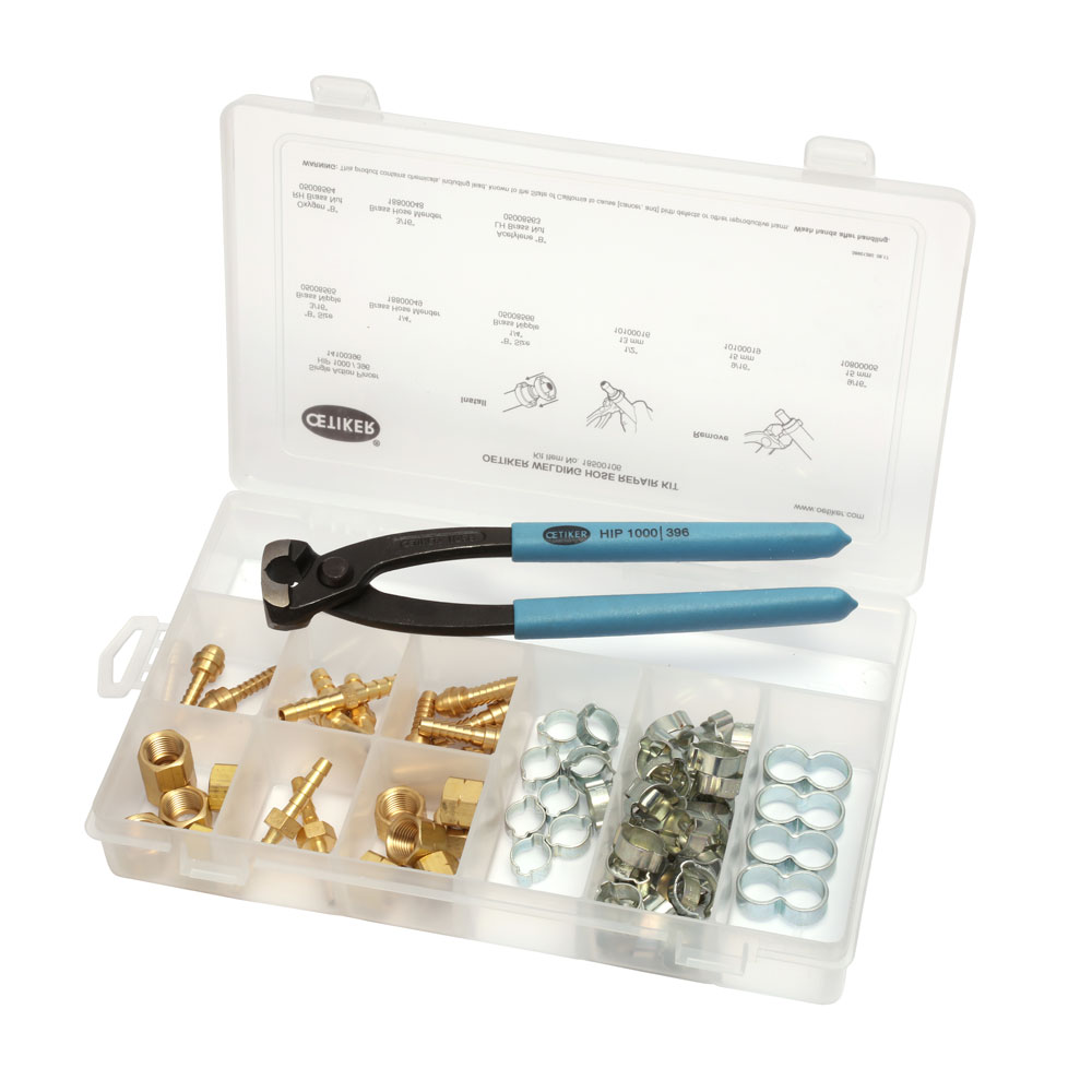 OETIKER® Schweißschläuche Reparatur Sortiment inkl. Zange (81-teilig)