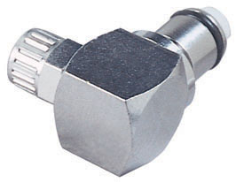 Messing Winkelstecker mit 6,4 mm Klemmringverschraubung