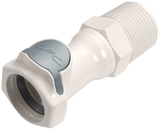 HFCD101235 - Schnellverschlusskupplung mit 3/4" NPT Außengewinde und Absperrventil