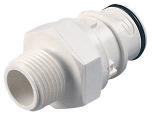 HFCD241235BSPT HFCD241235BSPT | Schlauchtülle mit 3/4" BSPT Außengewinde und einer Absperrung, EPDM