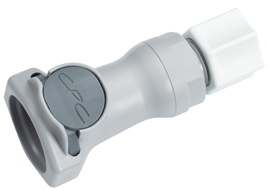 HFCD13612 - CPC Schlauchkupplung 3/8" JACO Schlauchanschluss, mit Absperrventil, EPDM-Dichtung