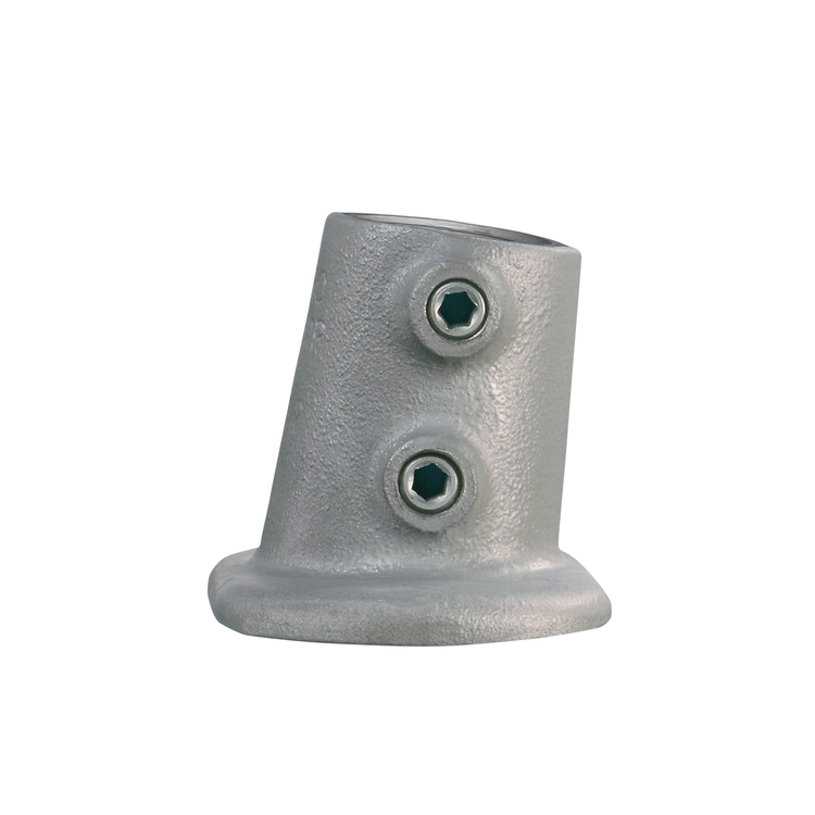Rohrverbinder Fußplatte oval variabler Winkel 0° bis 11° - Typ 12S Rohrverbinder Fußplatte oval variabler Winkel 0° bis 11° - Typ 12S