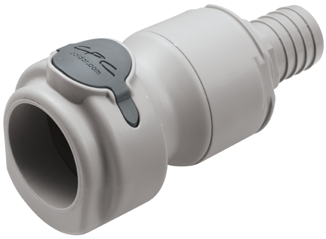 NSHD17012 - CPC Schnellkupplung 19,0 mm Schlauchanschluss, mit Absperrventil, EPDM-Dichtung