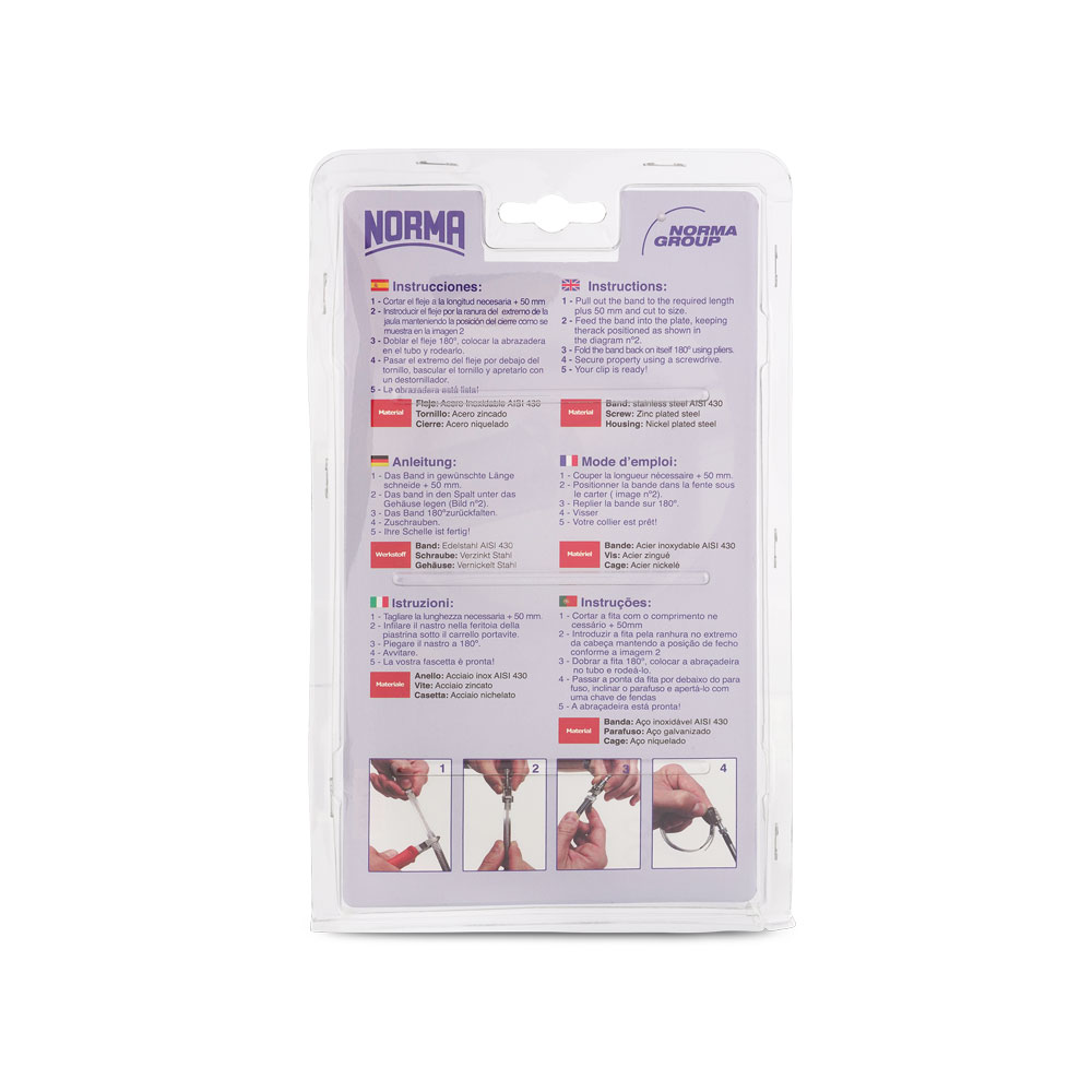 Serratub 3 Meter SchellebandSet 9mm Serratub 3 Meter SchellebandSet 9mm