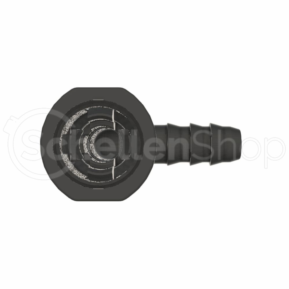 715-8001-006-3 7158001006 - 90° Steckverbindung NW 1/4" mit 1/4"Schlauchanschluss