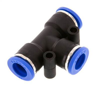 T-Stück IQS-Steckverbinder (auch Reduzierung), Standard IQST (blaue Serie)