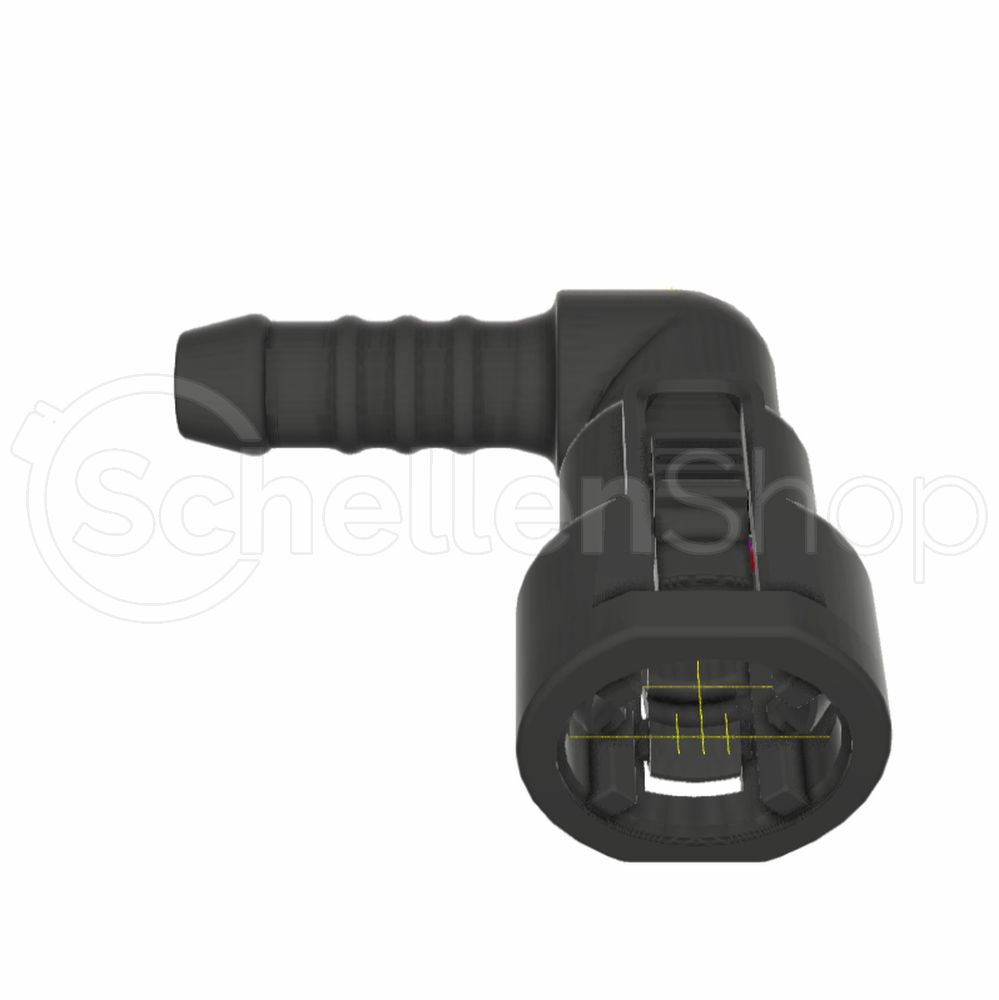 715-8537-008-2 7158537008 | 90° Steckverbindung NW 5/16" mit 7,3 mm Schlauchanschluss