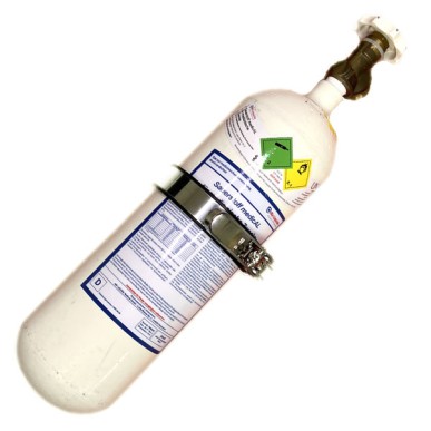 Flaschenspannschelle für O²-Flasche / Spannschelle für Sauerstoff-Flasche, aus Edelstahl Flaschenspannschelle für O²-Flasche / Spannschelle für Sauerstoff-Flasche, aus Edelstahl