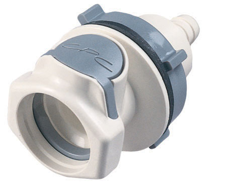 HFCD16835 HFC16635 - Schnellverschlusskupplung 9,5 mm Schlauch zur Plattenmontage, Absperrung
