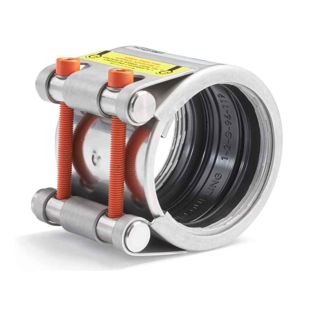 UNI-Coupling Plastgrip Rohrkupplung aus V4A-Edelstahl (zugfest)