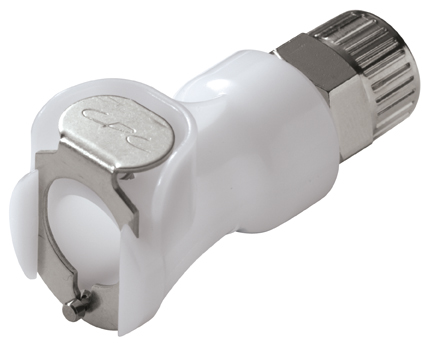 PLC13006 PLC13006 - CPC Kupplung 9,5mm AD / 6,4 mm ID Klemmringverschraubung, ohne Absperrventil