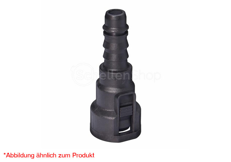 NQ-S gerade Steckverbindung NW 3/8", mit 6 mm Schlauchanschluss - 715 8550 010