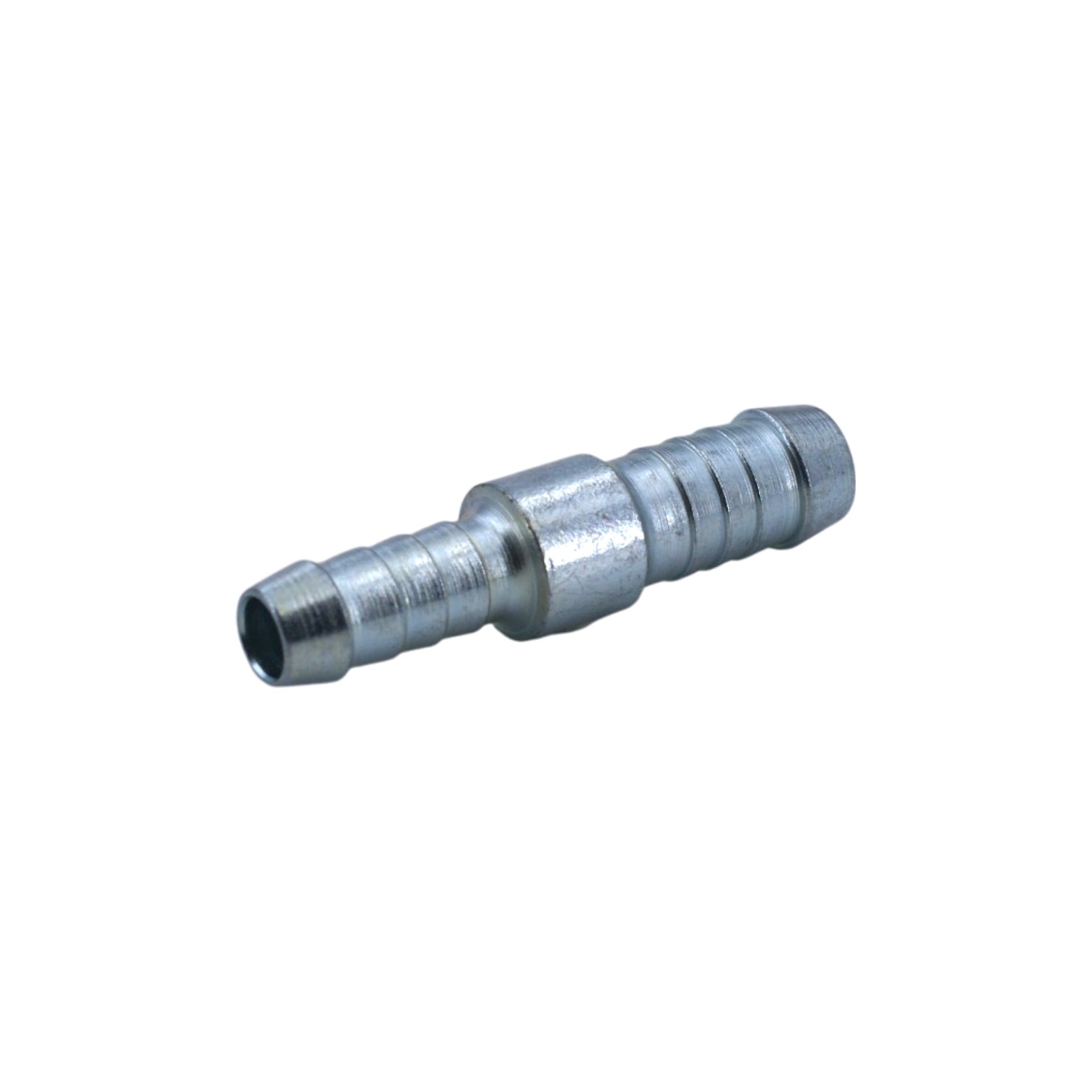 Gerader Schlauchverbinder / Reduzierung 9-10 mm / 7-8 mm, Stahl verzinkt - für sichere und angepasste Schlauchverbindungen. Gerader Schlauchverbinder / Reduzierung aus verzinktem Stahl für Schläuche von 9-10 mm auf 7-8 mm.