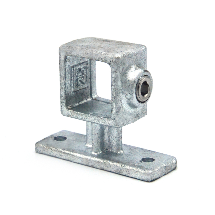 Rohrverbinder Handlaufhalterung, quadratisch | 25x25 oder 40x40 - Typ 34S (143FW)