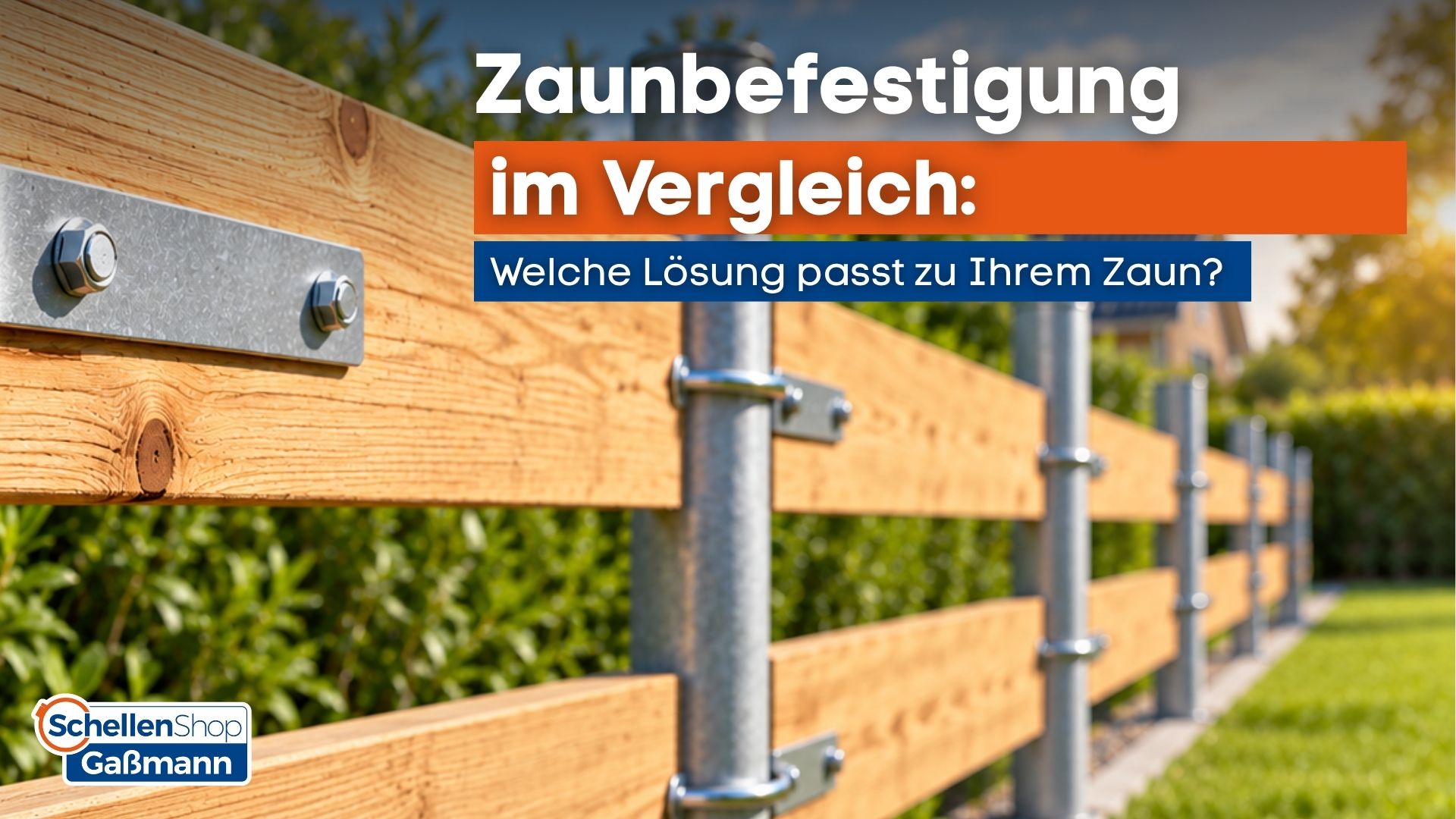 Zaunbefestigung im Vergleich: Welche Lösung passt zu Ihrem Zaun?