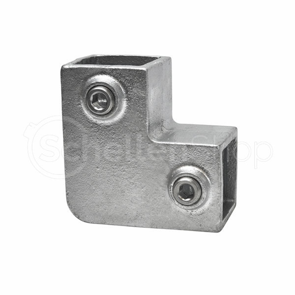 608006S-40-01 Winkel-Rohrverbinder Eckstück 90° | Typ 6S | Quadratrohr