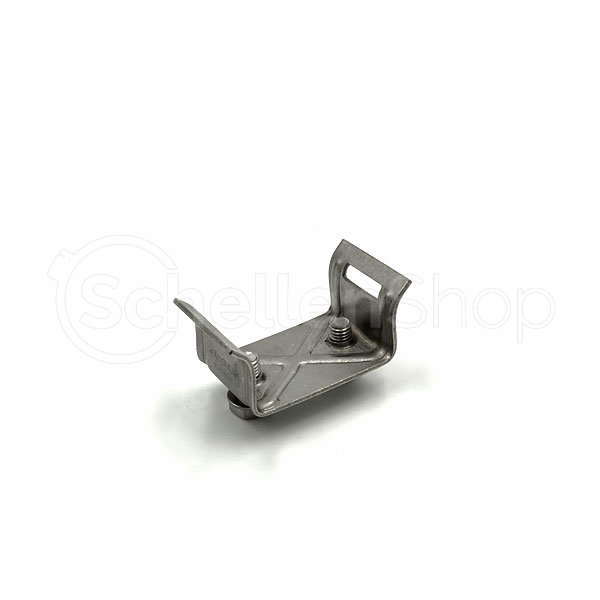 H028-1 Schilderhalter H028 mit gekröpften Schenkeln Edelstahl V2A | Bandimex