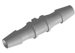 Gerader Schlauchverbinder mit 3,2 mm Schlauchanschluss