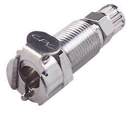 MC12025 - CPC Kupplung aus Metall mit 4,0 mm Außendurchmesser und 2,5 mm Innendurchmesser mit Klemmringverschraubung