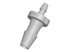 HSR42 - gerader Reduzierstutzen von 3,2 mm auf 1,6 mm, Polypropylen (Natur)
