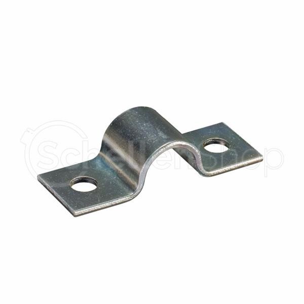 48 Stück   Rohrschellen  Kabelschellen   doppelt   2 x 24mm  Metall  verzinkt 