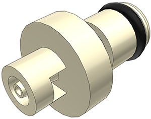 PMC220112 - Stecker 1,6 mm Schlauchanschluss, ohne Absperrventil, EPDM-Dichtung
