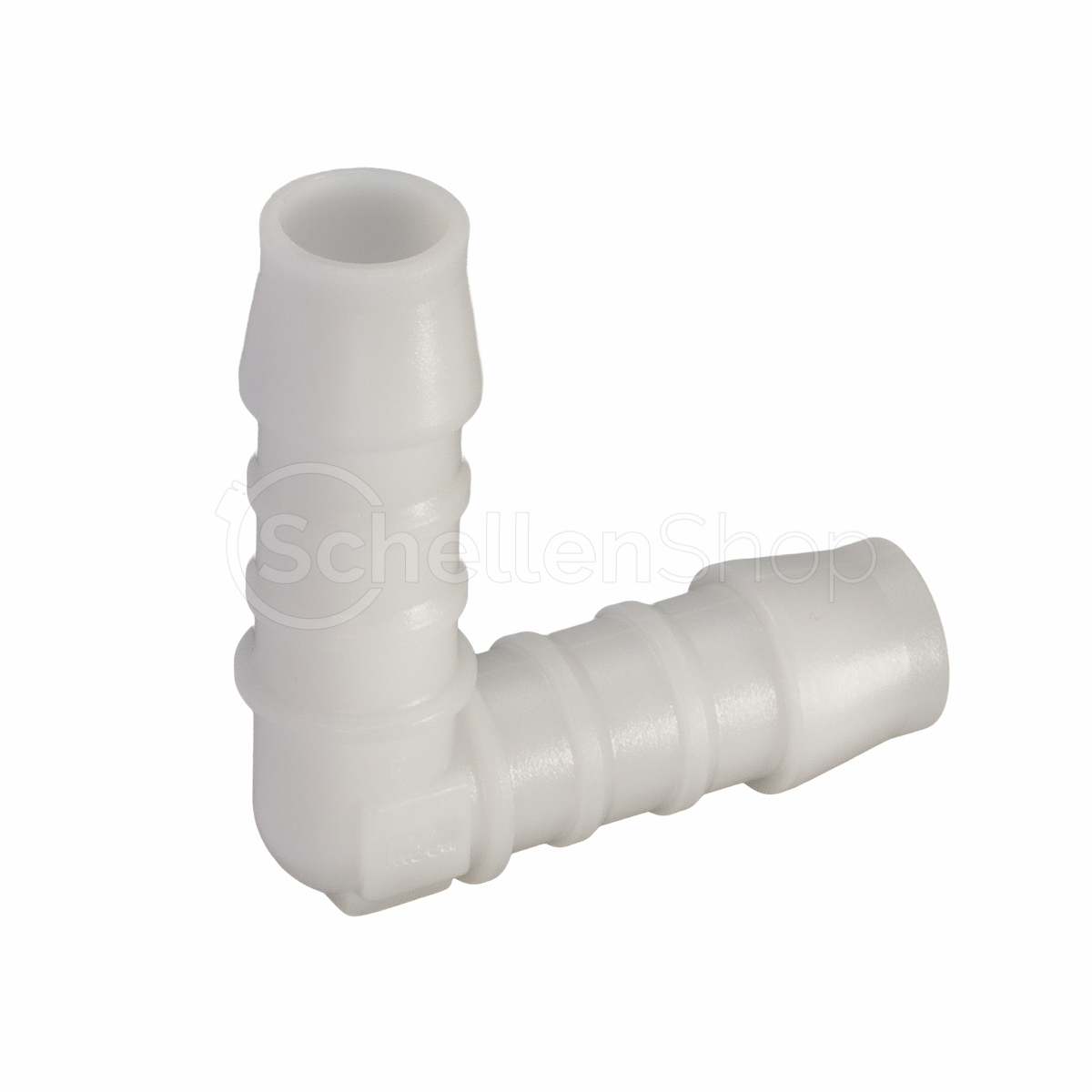 Kunststoff HDPE 5/16 Zoll natur L-Schlauchverbinder 8 mm 