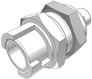 SMFPMD01 - CPC Kupplung 1,6 mm Schlauchanschluss, mit Absperrventil, Buna-N Dichtung
