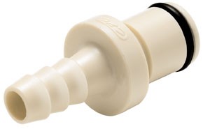 PLC2200412 - Stecker 6,4 mm Schlauchanschluss, ohne Absperrventil, EPDM-Dichtung