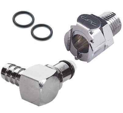 DUC01 - DUCATI Benzinkupplungsset für 8-10 mm Benzinschlauch, beidseitig Absperrventil, Viton-Dichtung