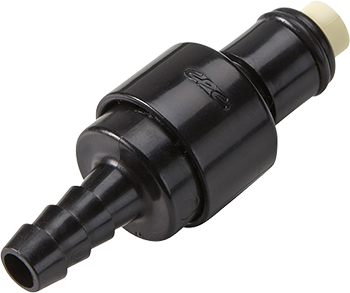 PLCD2200406MBLK - CPC Stecker der DTLD Serie in schwarz mit 6,4 mm Schlauchanschluss