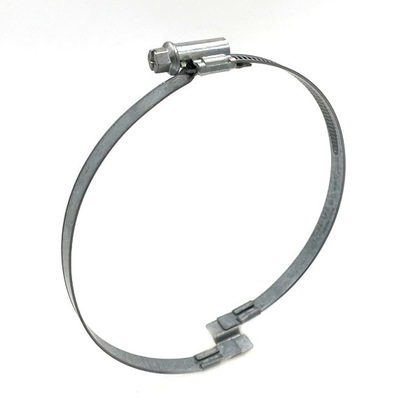 Brückenschelle für Spiralschlauch 100-120 mm | Breite 9 mm | Verzinkt