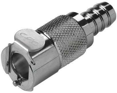 LC17004 - CPC Kupplung aus Messing mit 6,4 mm Schlauchanschluss