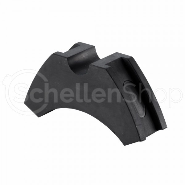 STAUFF Sattelschelle / Zylinderrohschelle Typ ZR-518-BK9005 (73 Shore-A)