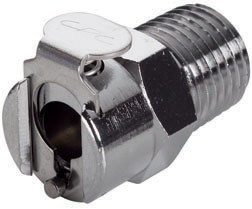 MCD1004 - CPC Kupplung 1/4" NPT Außengewinde, mit Absperrventil, Buna-N Dichtung